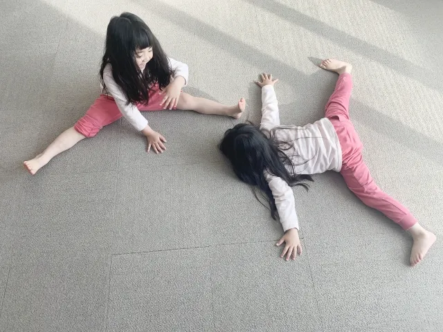 ベターッと開脚
